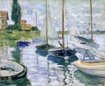 Boats at rest, at Petit-Gennevilliers