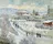 View of Argenteuil in the Snow
