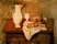 Still life with jug and bread